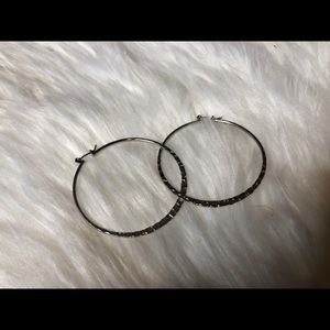 Silver Hoop Earrings